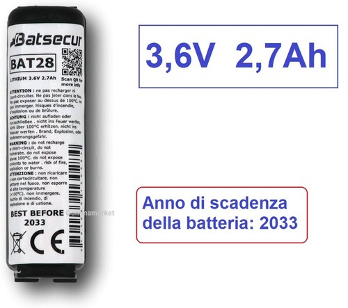 Batteria litio bat28 batli28 - ,