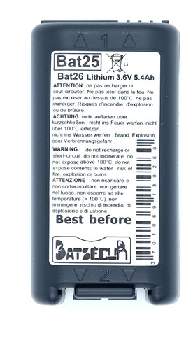 Batteria litio bat25 batli25 - batteria,